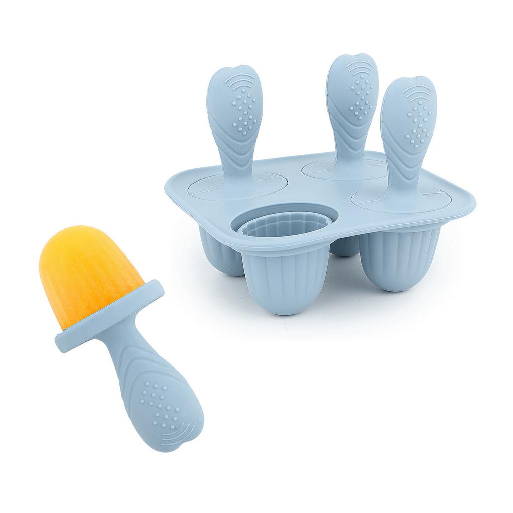Ice Pop Mold Set 8 Pieces Silicone Ice Cream Maker Tool BPA Free Reusable For Home Use