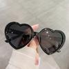 Polarized Heart Sunglasses for Women Heart-shaped Sun Glasses Trendy Love Glasses Party Beach Shades Funny Party Sun Glasses