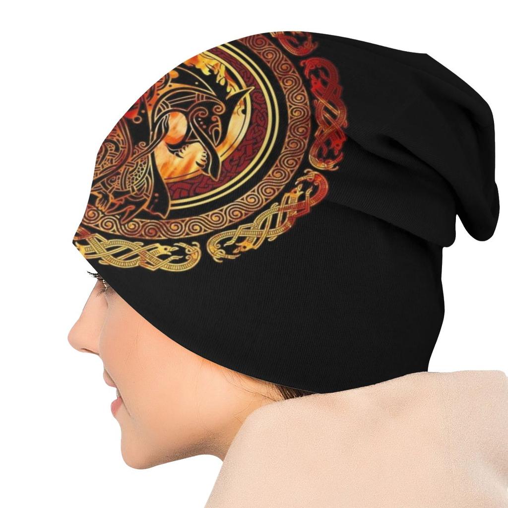Fenrir уличные тонкие шапки-бини викинговые шапочки Skullies шапочки лыжные шапки мягкие шапки с капюшоном