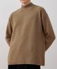 TRIP LE SENS Brushed Half Turtleneck T-Shirt_Brown