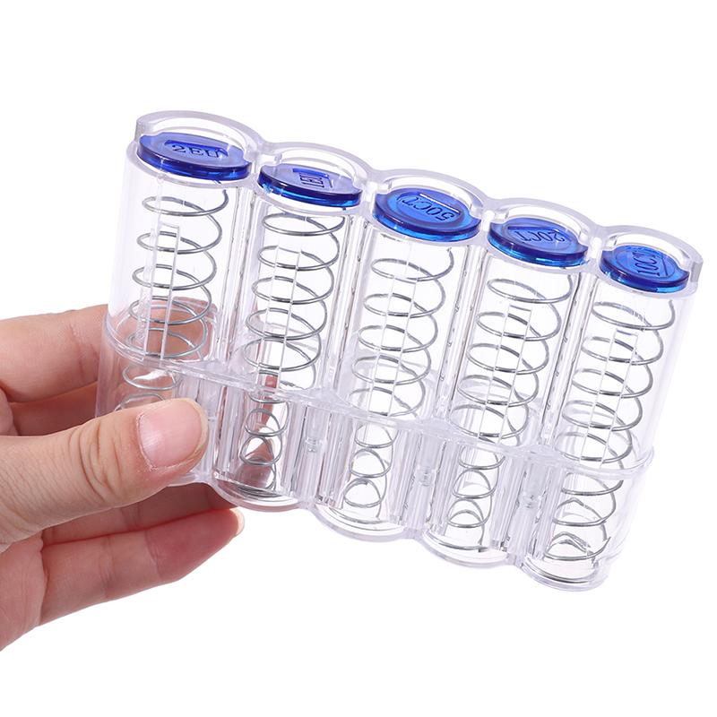 Creative Storage Coins Purse Storage Box Euro Coin Dispenser Coin Holder Case