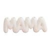 Huaqianguhh 3D-печатная ваза с буквами MAMA, Креативная подставка для цветов ко Дню матери с множеством отверстий для вставки, Минималистичный белый настольный декор для