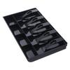 Black Drawer Insert Tray Plastic ABS Drawer Cash Register Multipurpose Cash Register Office