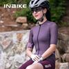 INBIKE Летняя женская велосипедная майка с коротким рукавом, быстросохнущая, топ для МТБ, рубашки для езды на велосипеде для женщин, одежда, майка для МТБ с карманами