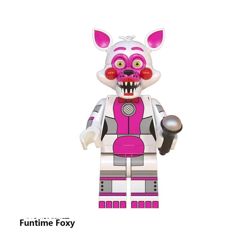 НОВЫЕ фигурки из игры FNAF Nights, мини-фигурки, конструктор, скелет, игрушки-триллеры, подарок, детские игрушки, форма, король