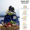 1PC Angry Birds Space Outdoor Flannel Throw Blanket - HD Printed Lightweight Soft Warm All-Season Blanket for Sofa, Bed, Travel, Camping 096