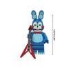 Мини-кирпичи Бонни Украшение Игры с конструктором Фигурка Чика Фокси Медведь Фредди Фазбер Аксессуары для игрушек Подарки на вечеринку