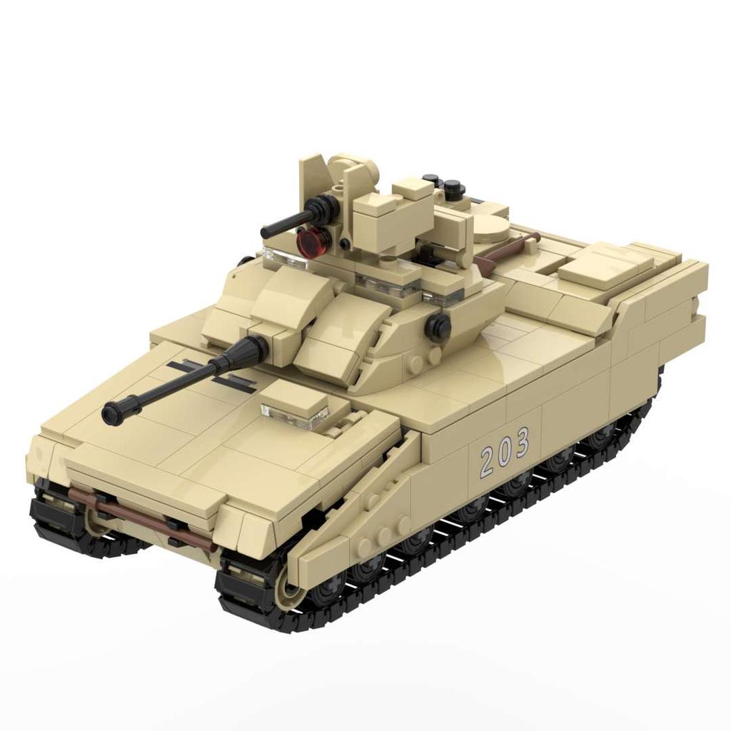 Боевая машина пехоты CV9030N Военное оружие Конструктор Игрушечные кубики Подарки на день рождения Рождество 2 Фигурки солдат