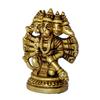 Латунный Панчмукхи Хануман Анджанея Паван Путра Баджрангбали Идол Мурти Мурти Статуя (2,5 дюйма)