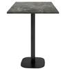 60 X 60 Cm High Table - Round Model In Metallic Stone