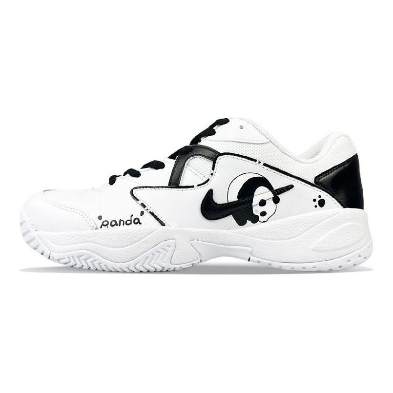 Nike Court Lite 2 Амортизация Нескользящая Амортизация Нескользящая Низкие Кроссовки Массивные Кроссовки Мужские Черный Белый AR8836-100(Team40-SBOX)