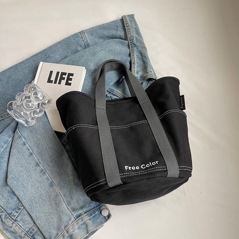 Холщовая сумка, портативная сумка через плечо большой емкости, женская большая сумка