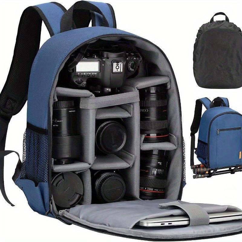 Профессиональный водонепроницаемый рюкзак для зеркальной камеры для мужчин и женщин с дождевиком, отделением для ноутбука, противоударная сумка для фототехники