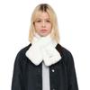 Velsey Fake Fur Solid Muffler [WHITE]