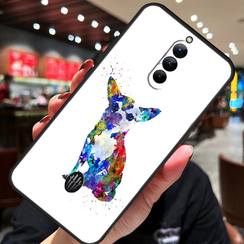 Чехол с цветочным рисунком и мордочкой чихуахуа для ZTE Nubia Red Magic 10S 10 8 9 8S 9S 11 Pro Plus 5G 6R 6 7 6S 7S Pro 10 Air