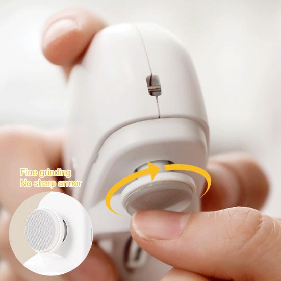 Electric Automatic Nail Clipper with Light Rechargeable Fingernail Trimmer Nail Clipper for Smooth And Safe Manicures