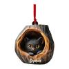 Christmas Animal Ornament Cartoon Forest Animal Hanging Decoration 2D Flat Acrylic Pendant for Christmas Tree Decor