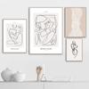 Абстрактная линия холст плакат черно-белая женская картина тела настенное искусство скандинавский минималистичный принт живопись современный декор для гостиной