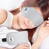 Sugarman USB Rechargeable Cordless Hot Eye Mask, Reusable Eye Warmer with 3 Heating Levels, Vibration Modes, Gel Eye Mask, Auto-Off Timer, Adjustable