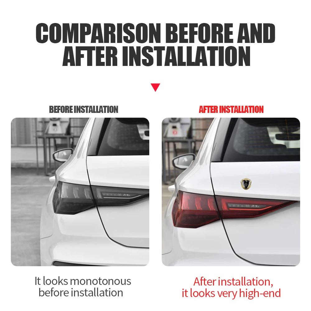 GLC GLB New 3D Metal Car Side Fender Sticker Shield Emblem Badge Logo for Mercedes Benz Accessories AMG W204 W213 W205 W211 W17