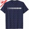 Unisex Summer Short Sleeve TShirt Fashion Camera Lens Size Print Tee Photography Aperture Design Photographer Casual Unisex Tops