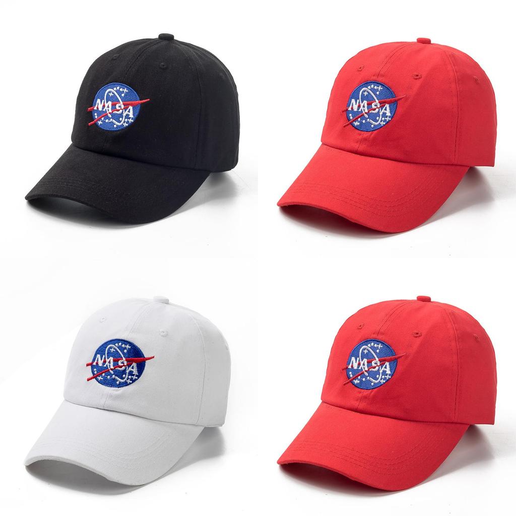Premium Quality Cotton Nasa Letter Embroidered Baseball Cap Adjustable For Any Head Size