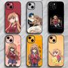 Милый Романтичный Японский Аниме Чехол для Телефона Toradora Чехол для Телефона Мягкая Упаковка Легкий Для iPhone17 16 15 14 13ProMax