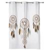 Бохо Ловец снов Акварельный узор с перьями Современные шторы для гостиной, кухни, шторы, жалюзи, портьеры, 2 панели