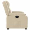 Recliner Chair Cream Colored Fabric