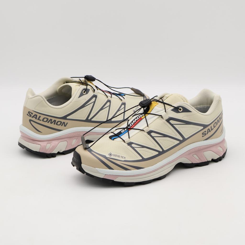 L47581200 Salomon XT-6 GORE-TEX Миндальное молоко Пепельно-серый Бледный сиреневый (Мужской)