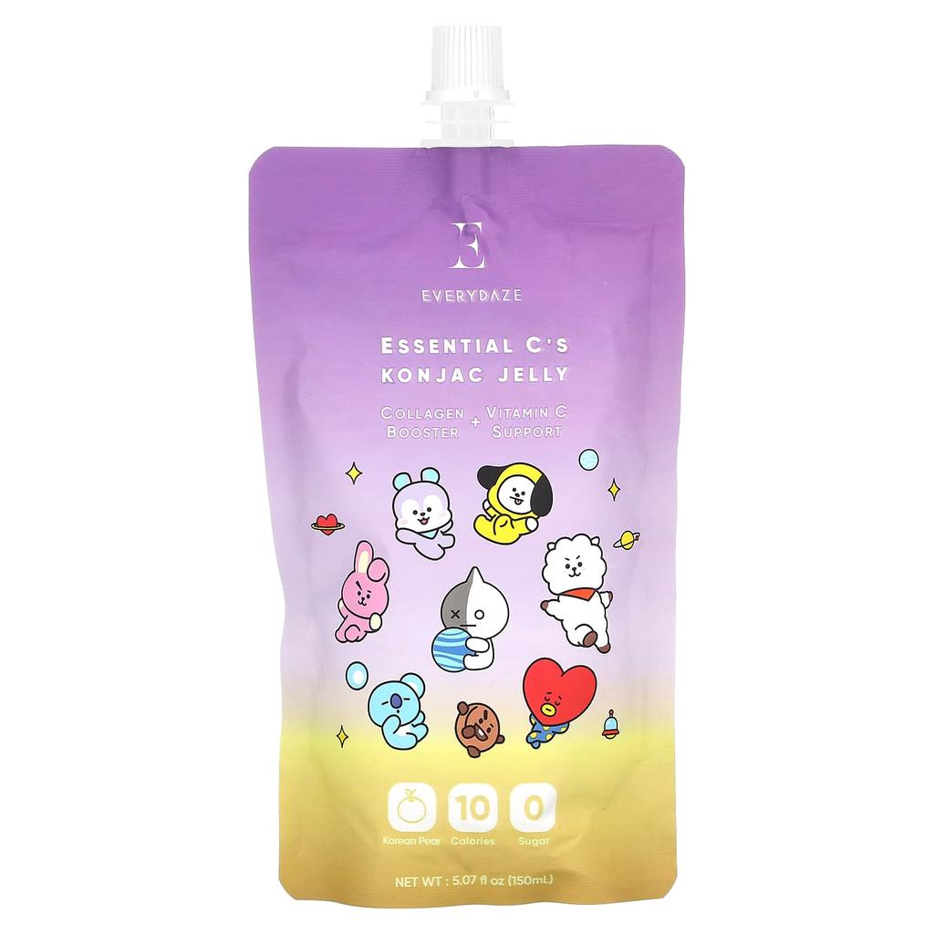 Everydaze Essential C Konjac Jelly, Korean Pear, 5.07 Fl Oz (150 Ml)