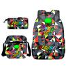 Cartoon Rhythm Box Heat Transfer European and American Animation Schoolbag Student Schoolbag Children Backpack