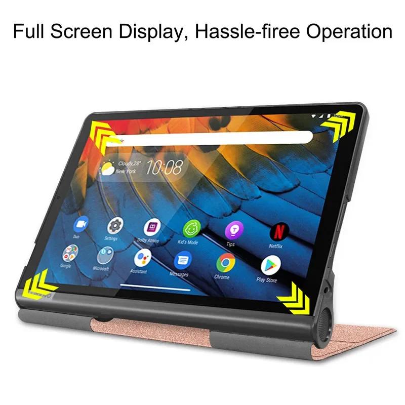 For Lenovo Yoga Smart Tab 10.1" Case YT-X705F YT-X705X Flip Cover for Funda Lenovo Yoga Smart Tab 5 Case