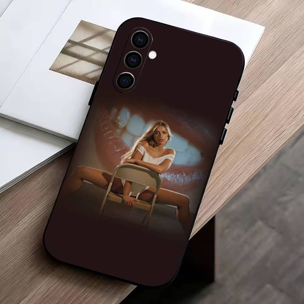 Чехол для телефона Singer-Z Tate McRae для Samsung Galaxy A73, A72, A71, A70, A53, A52, A51, Другие, Мягкий черный чехол