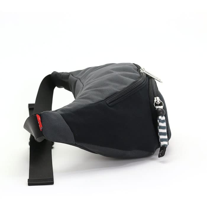 Waist Bag Fanny Pack Sweat Nylon Free Size [Chums] Men's Black/Charcoal