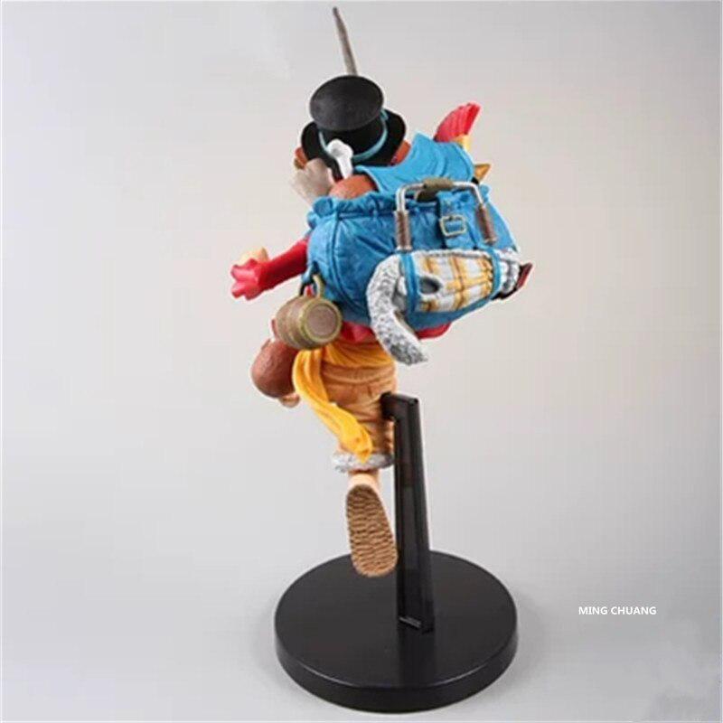 ONE PIECE Соломенная шляпа Пираты Обезьяна Д. Луффи Рюкзак Шляпа в форме Фигурка ПВХ Игрушечная коробка