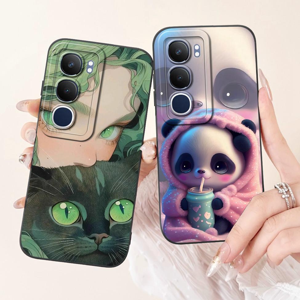 Для Vivo Y19 1915 Чехол Y19S V2419 Роскошный Модный Милый Мультяшный Девочка Ударопрочный Силиконовый Задний Чехол Для Vivo Y19s Чехол Для Телефона Funda