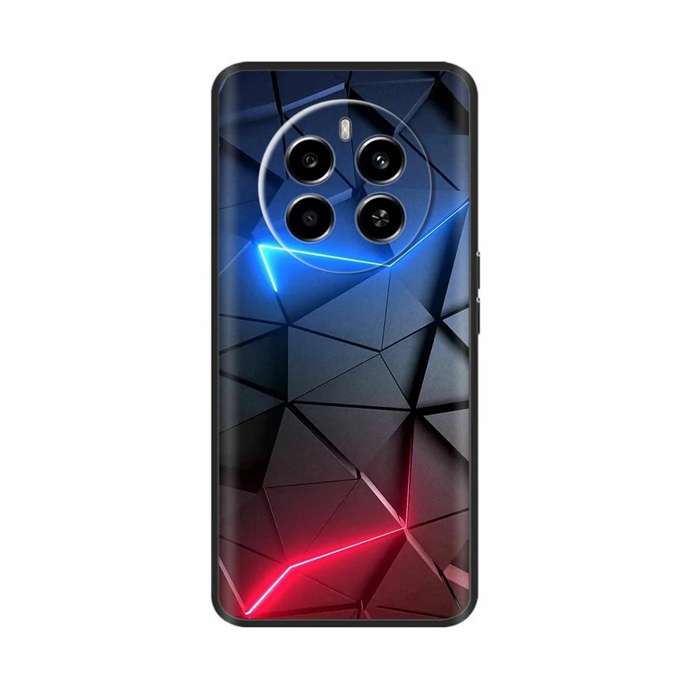 Крашеный чехол для Realme Narzo 70 Мягкий силиконовый задний чехол для Realme Narzo 70 Pro 70x Модные роскошные чехлы с принтом Coque Fundas