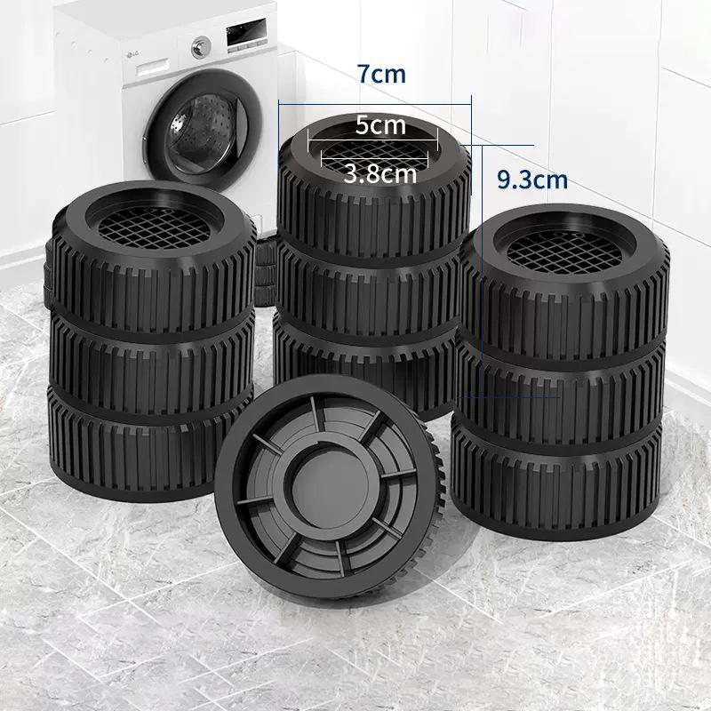 4Pcs Washing Machine Anti Vibration Pads Furniture Foot Anti Slip Pads Refrigerator Raised Bases Washing Machine Support Pads