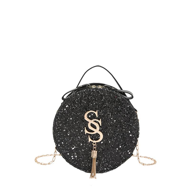 Модная сумка, модная сумка через плечо, простая повседневная женская сумка 2024 года, летняя новая ретро-повседневная маленькая круглая сумка