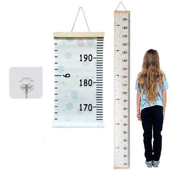 Wall Hanging Kids Growth Chart Precise Scale Children Room Nursery Bedroom Baby To Adults Boys Girls Height Measurement Ruler