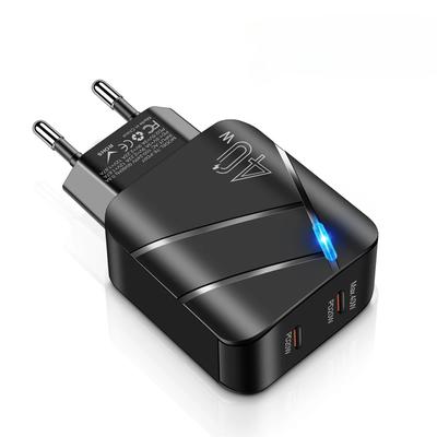 40 Вт USB C зарядное устройство для быстрой зарядки зарядное устройство Dual PD зарядное устройство Type C быстрое зарядное устройство адаптер для iPhone 16 15 14 Samsung Xiaomi Huawei