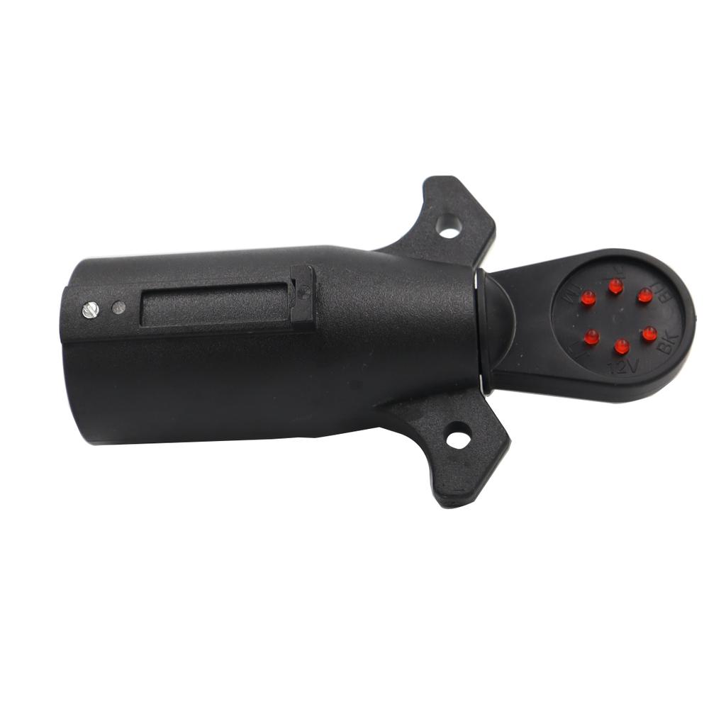USA 7-Pin RV Blade Trailer Wiring Towing Vehicle Socket Tester