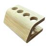Heads Holder Accessories Wood Counter Organizer Rack for Countertop