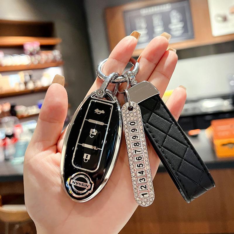 Подходит для комплекта ключей Nissan Qijun Всеобъемлющая пряжка для автомобиля Tule Loulan Teana Bluebird Xuanyi высококлассный защитный чехол-пряжка