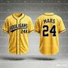 2026 Bruno Mars 24K Hooligans Baseball Jersey Men Women Unisex Short Sleeve Hip Hop Streetwear Tops for Fans Family Matching