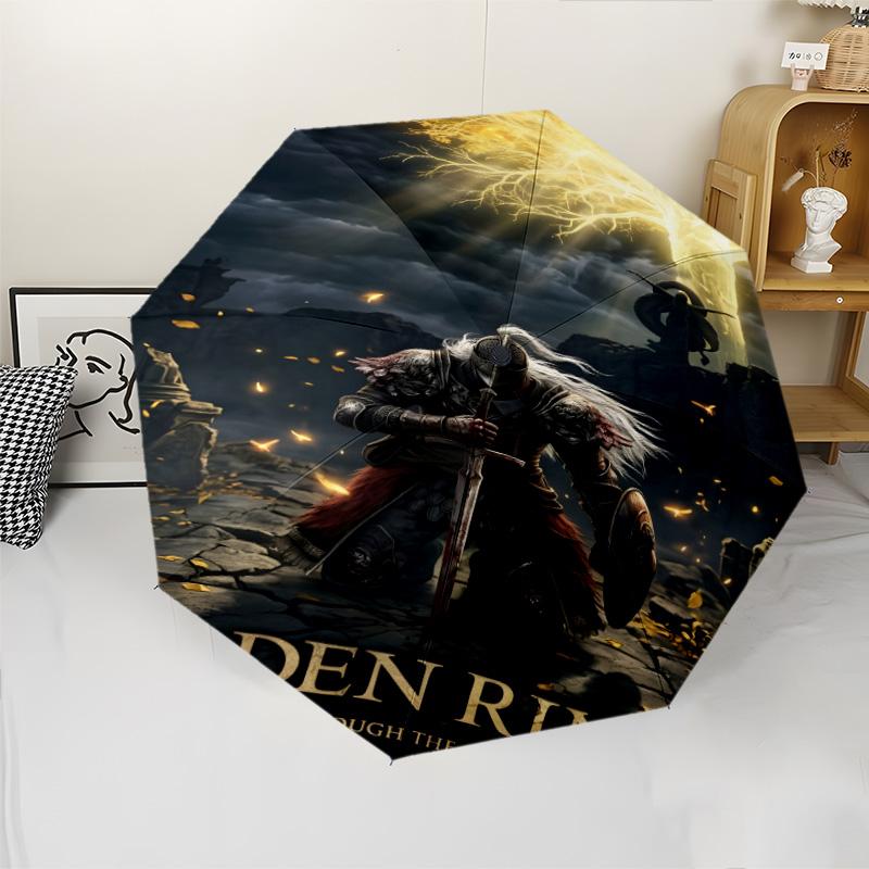 1pc Elden Ring Umbrella, Sun Protection, And UV Shielding. It Has Eight Sturdy Ribs for Outdoor Use And Perfect As a Holiday Gift