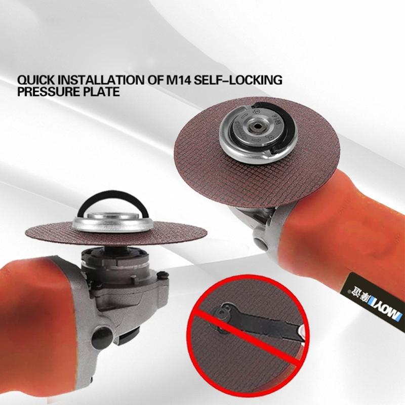 2 Pieces M14 Quick Clamping Nuts Angle Grinder Locking Retaining Flange Nut Quick Release Nut Replacement Parts