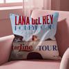 Чехол для подушки Singer L-Lana Del Rey, многоцелевой, для дома и автомобиля - Двусторонний, мягкий и прочный, для повседневного использования