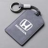 Suede Car NFC Card Key Case Full Cover Protector Keyring Shell Fob Auto Accessory For Honda New Civic 11th Gen ZRV Integra 2023 UQ8 12s